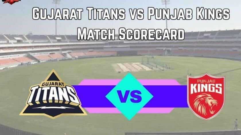 Gujarat Titans vs Punjab Kings Match Scorecard