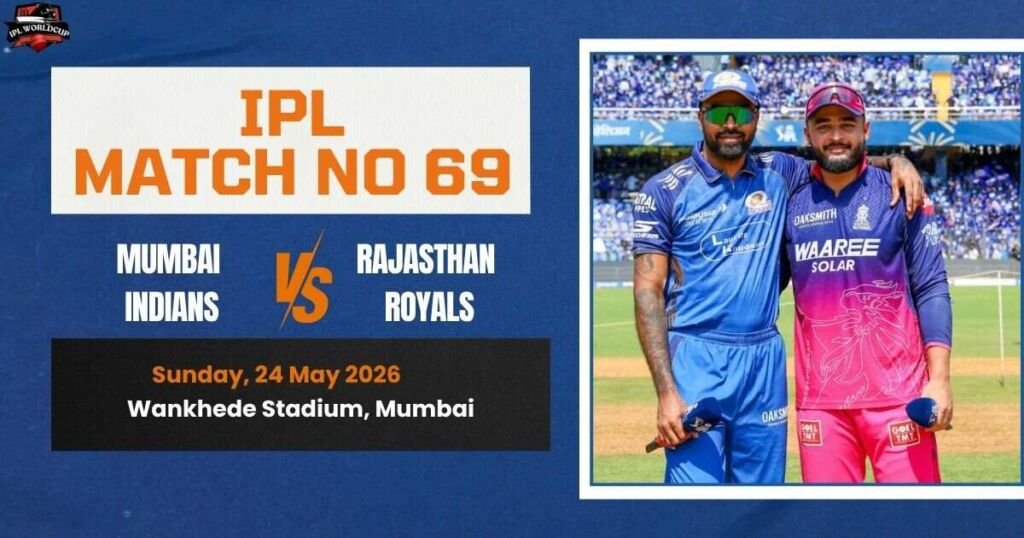 Mumbai Indians vs Rajasthan Royals Match Details