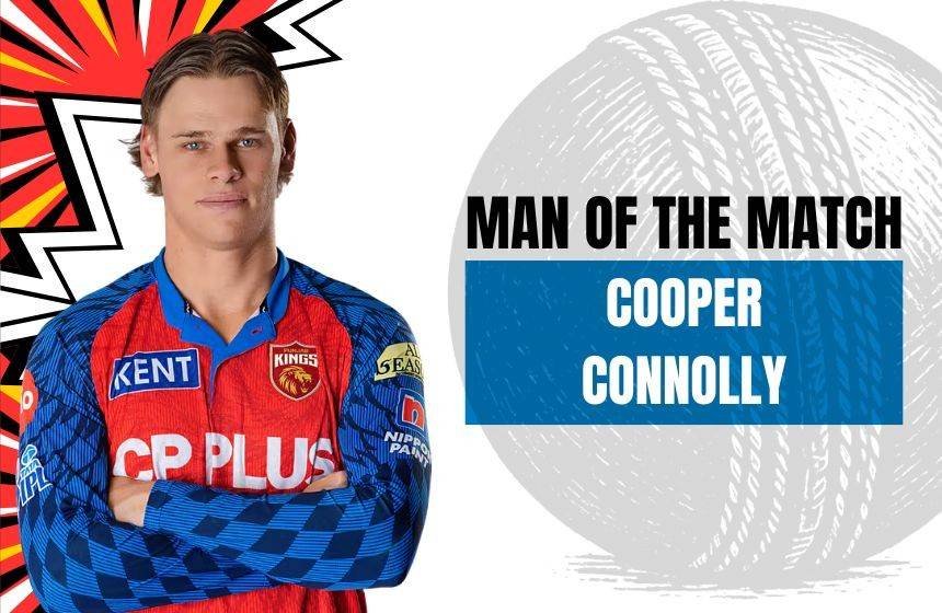 Top performer of the match is Cooper Connolly