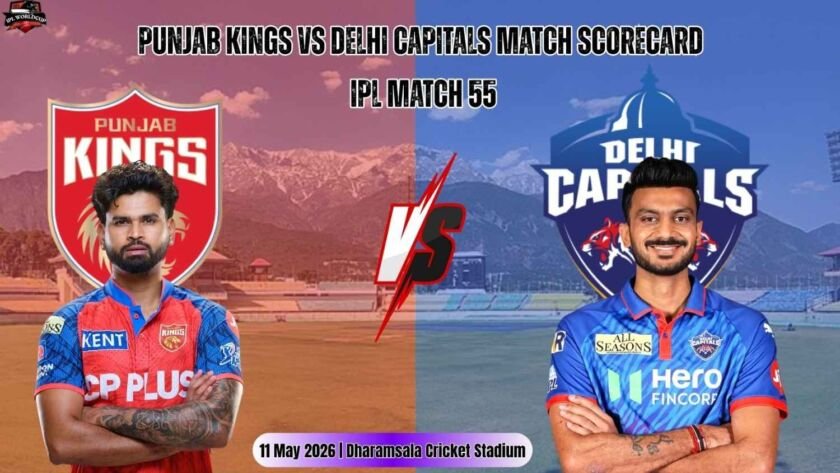 Punjab Kings vs Delhi Capitals Match Poster