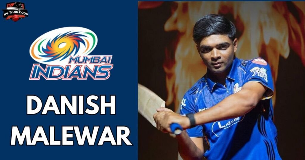 Danish Malewar holding bat for ipl