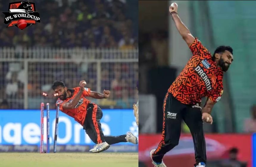Eshan Melinga bowling and take wicket