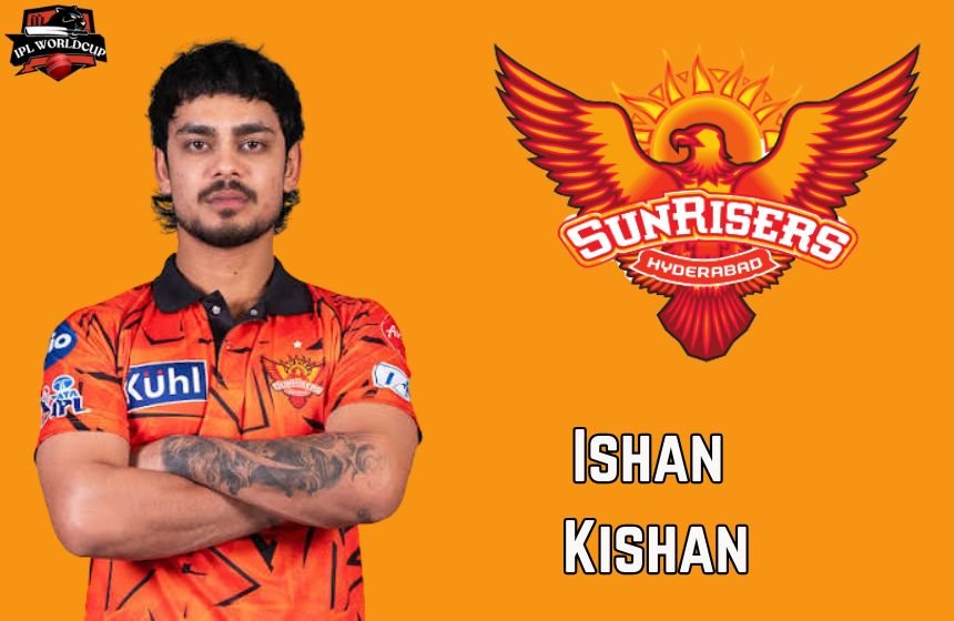 Ishan Kishan in Sunrisers Hyderabad jersey with SRH team logo