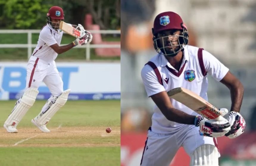 Kraigg Brathwaite batting for west indies national cricket team