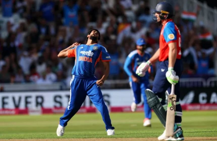 Prince Yadav take wicket ( Jos Buttler)