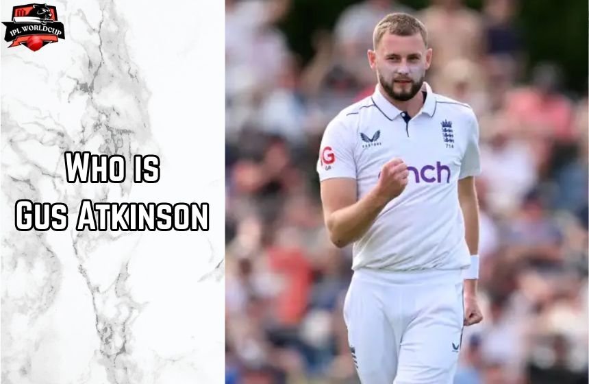 Gus Atkinson Wearing england cricket team jersey