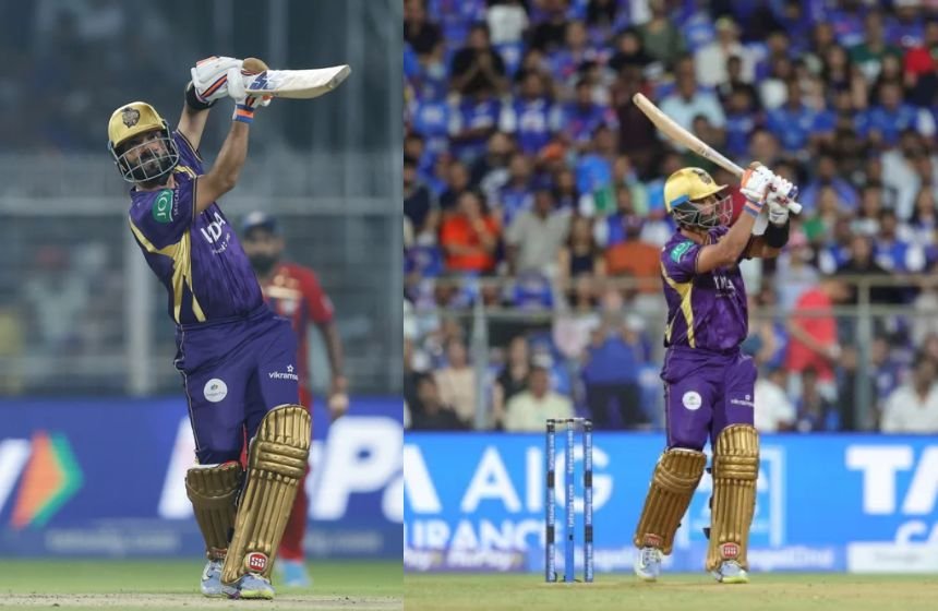 Ajinkya Rahane batting image from IPL seasons