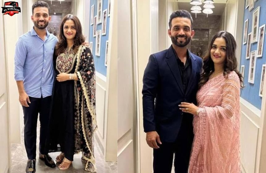 Ajinkya Rahane With wife Radhika Dhopavkar