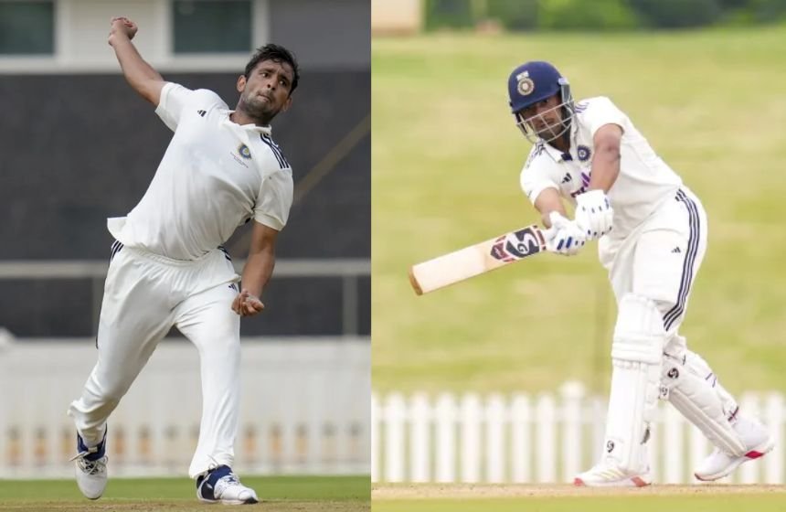Anshul Kamboj batting image